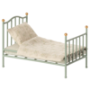 Vintage single bed, Mouse - Mint