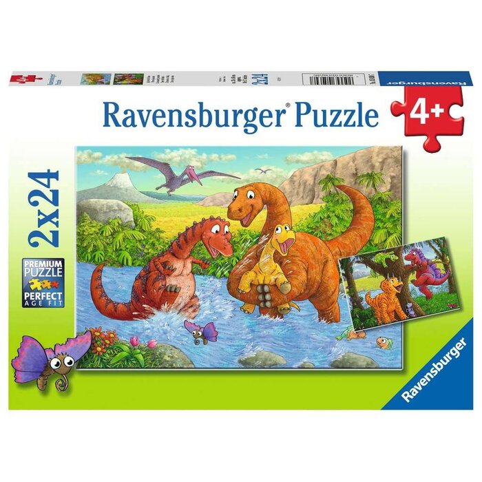 Ravensburger 2X24 ST - SPELENDE DINO'S