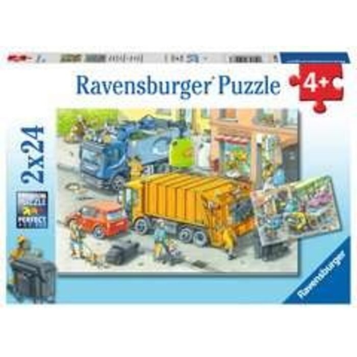 Ravensburger 2X24 ST - VUILAFVOER EN WEGSLEEPWA