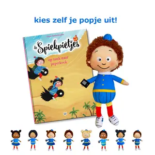 De Limonadefabriek Spiekpietjes - pakket: Op zoek naar peperkoek + popje Pepa