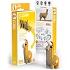 EUGY 3D MODEL: WILD DIER / LAMA 5.8X3.5X9.2CM, IN