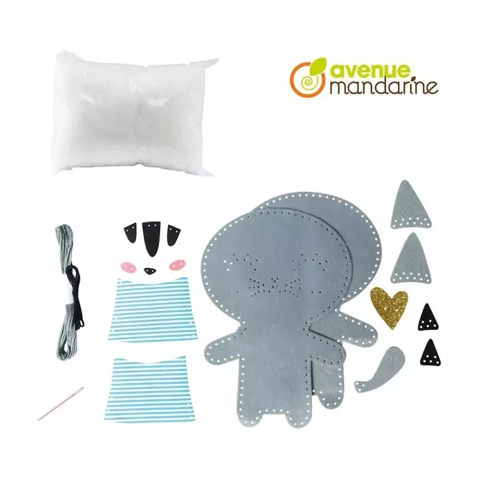 Avenue Mandarine LITTLE COUZ'IN - Naaiset - Tina de kat