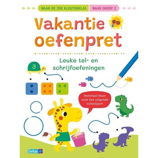 Deltas VAKANTIE OEFENPRET - LEUKE TEL- EN SCHRIJFOEFENING