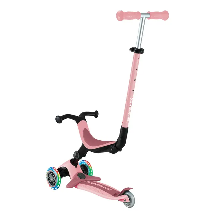 Globber 3-in-1 Loopfiets - Step - Go Up Active Lights (Pink)
