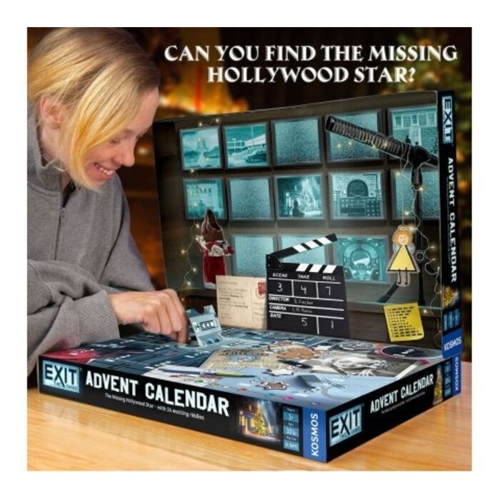 999 Games EXIT - ADVENTSKALENDER - DE VERDWENEN HOLLYWOOD-STER