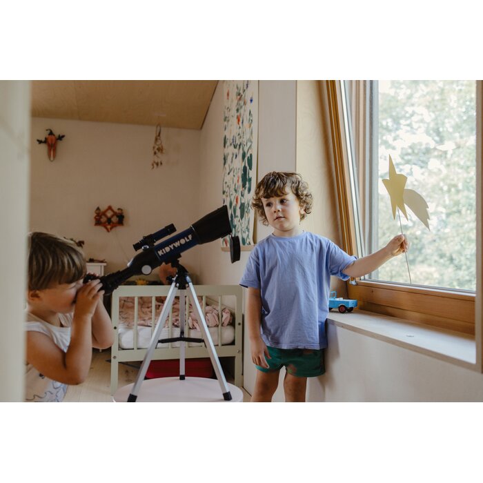 Kidywolf Kidytelescope | Monoculaire telescoop met statief (blauw)