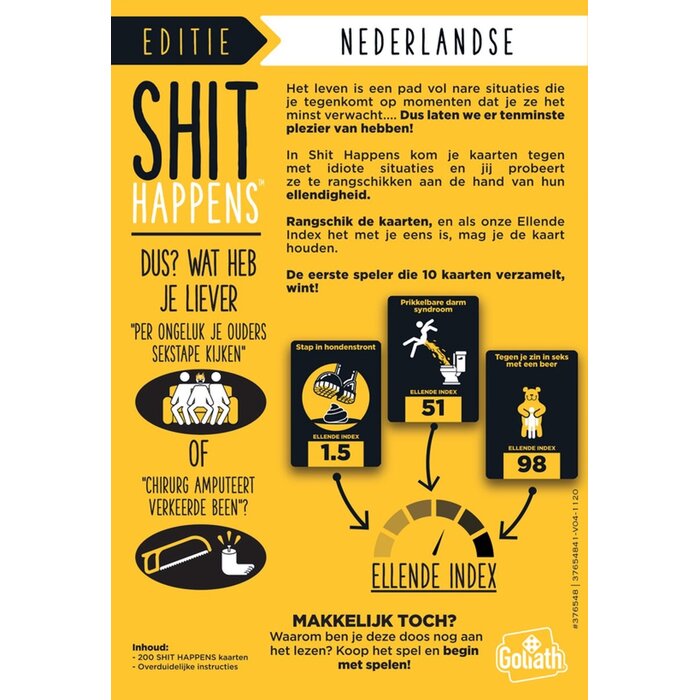 Goliath Shit Happens - Voor Sukkels Die Geen Engels Kunnen