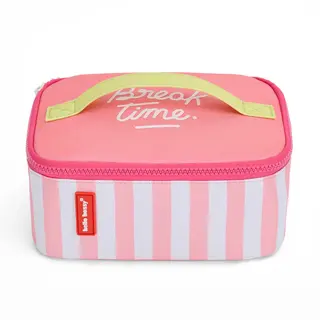 Hello Hossy Lunch bag - Pink stripes