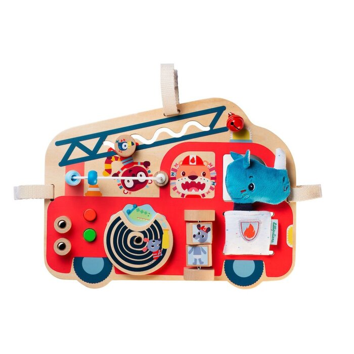 Lilliputiens BRANDWEERWAGEN ACTIVITEITENPANEEL