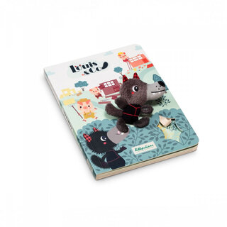 Lilliputiens DE WOLF EN DE 3 BIGGETJES PARCOURS BOEK