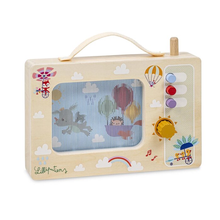 Lilliputiens Geanimeerde muziekdoos "Joe vliegt"