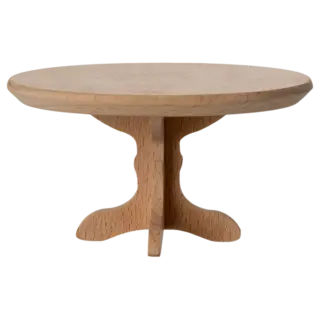 Maileg Oval coffee table, Mouse - Nature