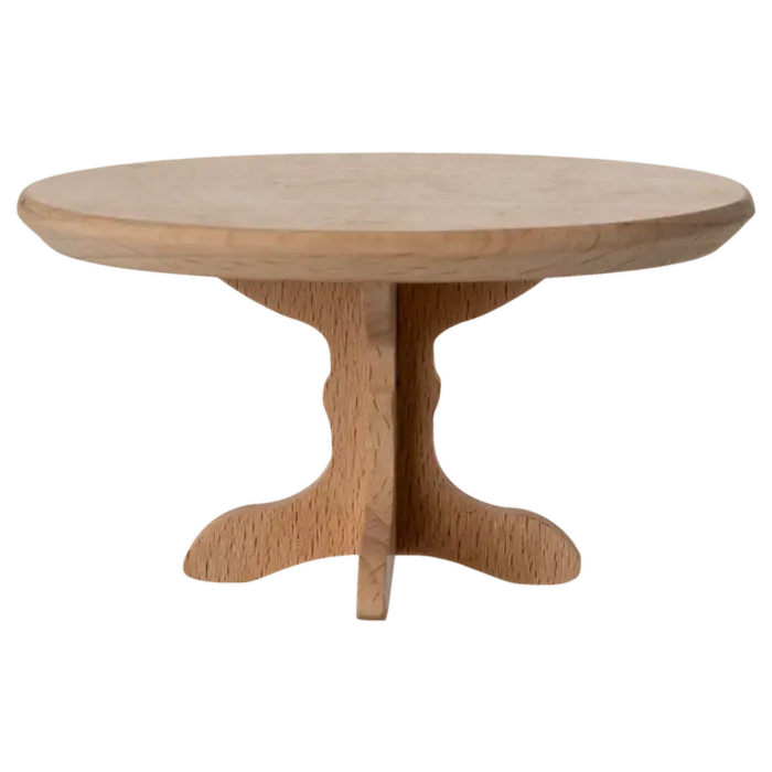 Maileg Oval coffee table, Mouse - Nature