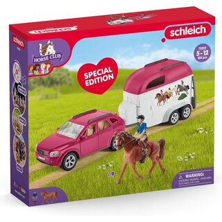 Schleich Horse Club - Auto met paardentrailer
