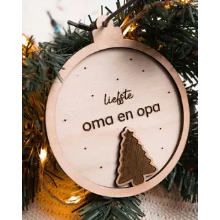 Gepersonaliseerde kerstbal