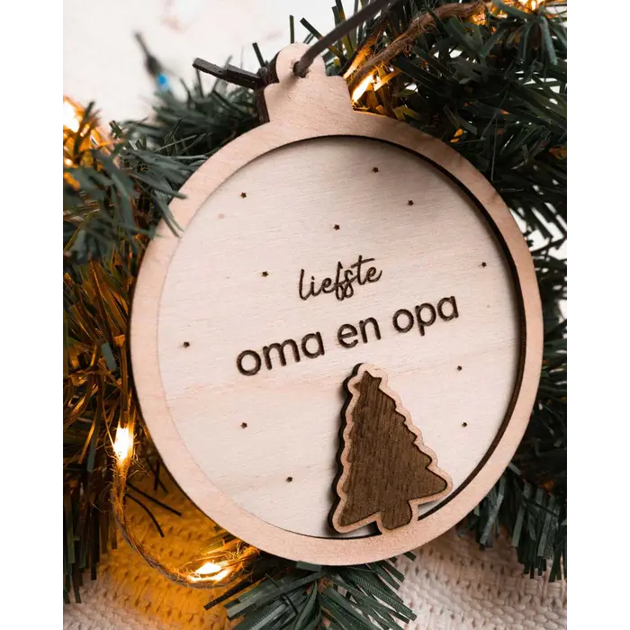 Gepersonaliseerde kerstbal