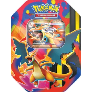 Pokémon Tin box- Mega Charizard X/Y- 2026/2 (2 visuals)