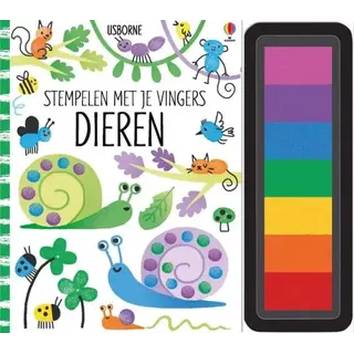 Usborne Stempelen met je vingers - Dieren