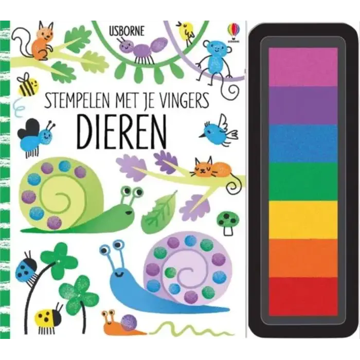 Stempelen met je vingers - Dieren