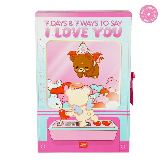 Legami Doos met 7 verrassingen - 7 Days & 7 ways to say I LOVE YOU