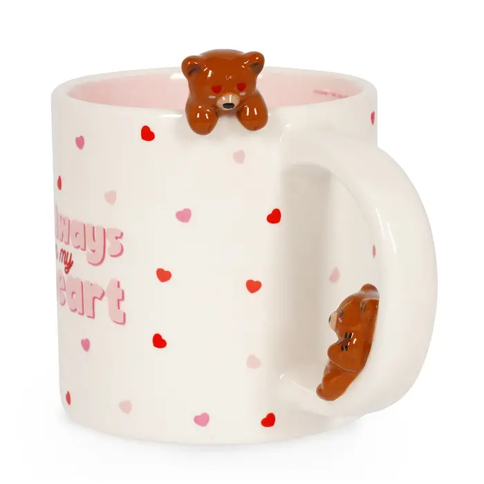 Legami STONEWARE MUG - TOO CUTE TO HANDLE - TEDDY BEAR 350 ML