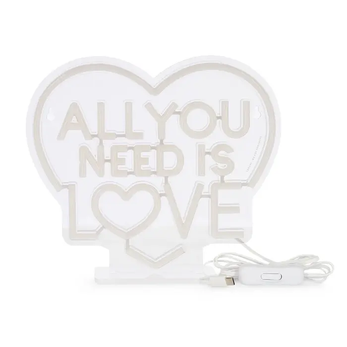 Legami Neon licht - It's a sign - All you need is love
