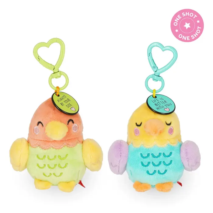 Legami SET OF 2 PLUSH KEY RINGS - SUPER SOFT! - TINY - SECRET HTS I LOVE YOU 2026 4