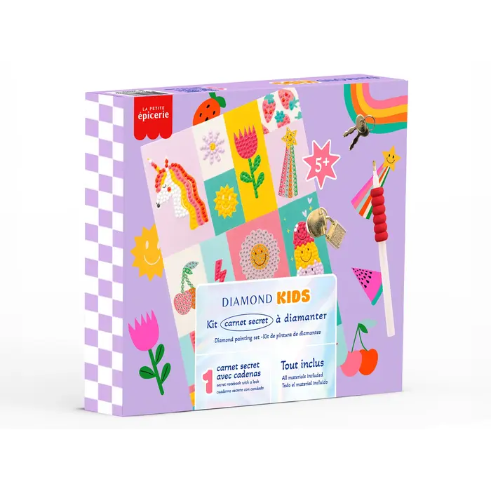 La petite epicerie Geheim dagboek - Diamond painting set -  Petit diamond kids
