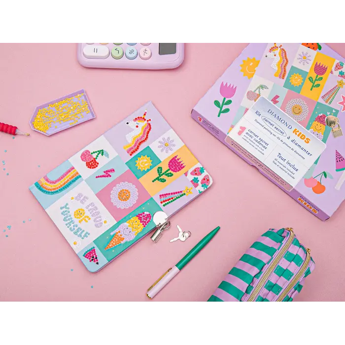 La petite epicerie Geheim dagboek - Diamond painting set -  Petit diamond kids