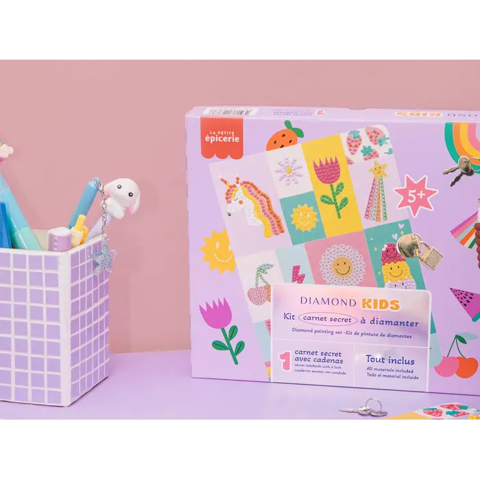 La petite epicerie Geheim dagboek - Diamond painting set -  Petit diamond kids