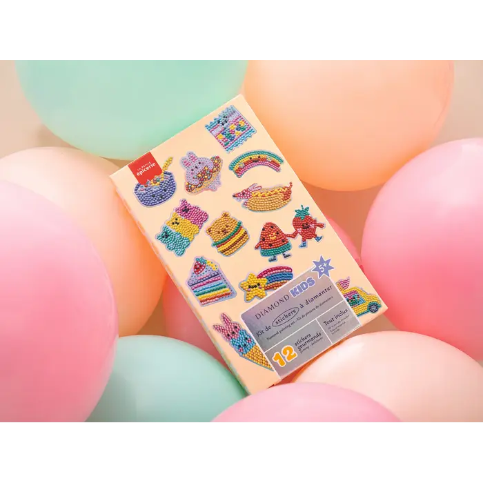 La petite epicerie Diamond painting - Petit Diamond kids - Stickers Yummy