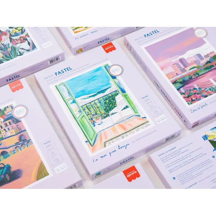 La petite epicerie Pastel - Kleuren op nummer - La mer pour horizon