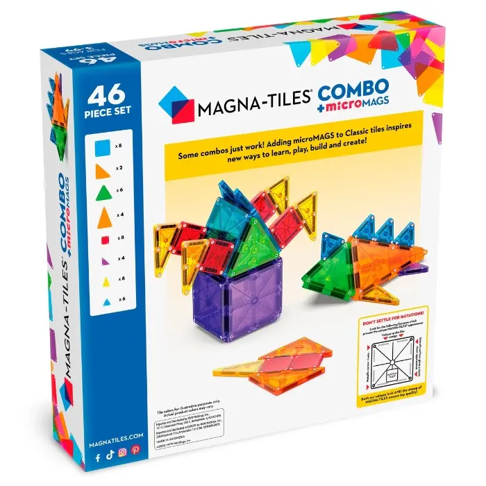 Magna-Tiles Magna Tiles combo set microMAGS (46st)