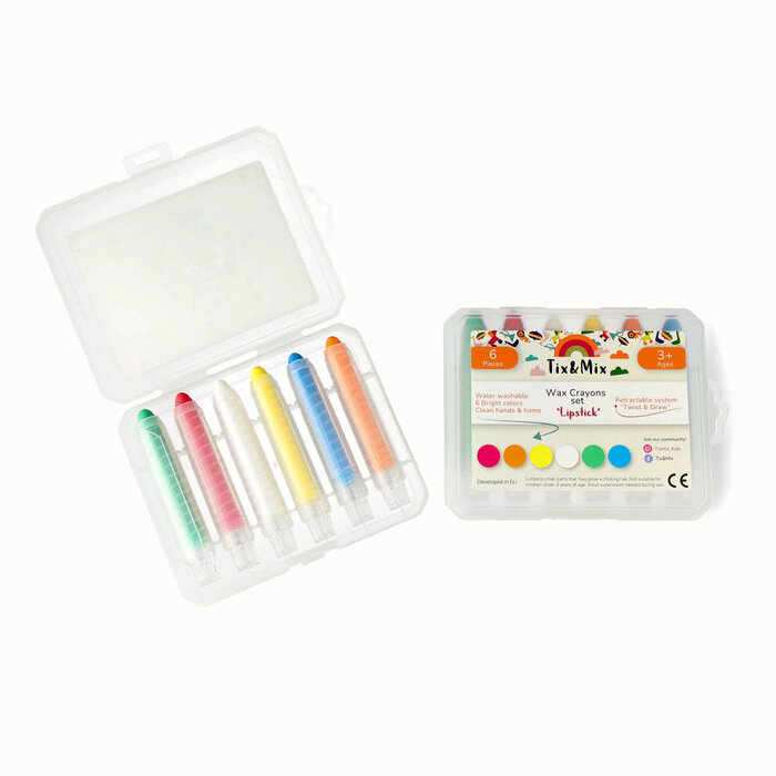 Tix & Mix Tix & Mix - Wax Crayon Set
