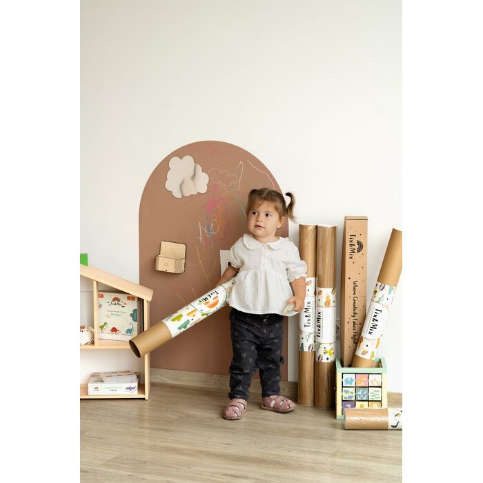 Tix & Mix Magnetische muursticker - Brown sugar