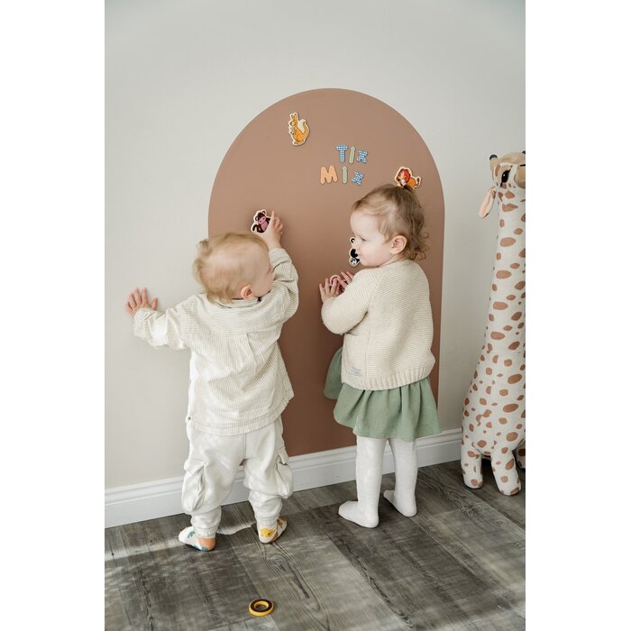 Tix & Mix Magnetische muursticker - Brown sugar