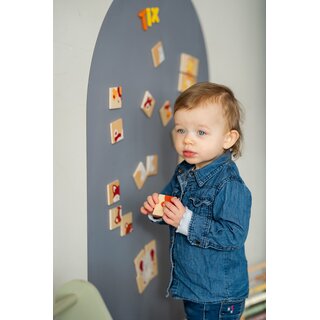 Tix & Mix Magnetische muursticker - Grey