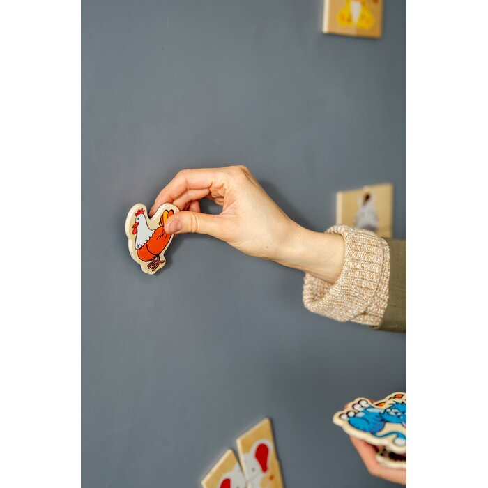 Tix & Mix Magnetische muursticker - Grey