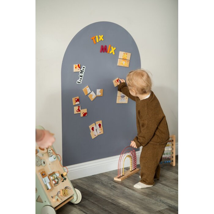 Tix & Mix Magnetische muursticker - Grey