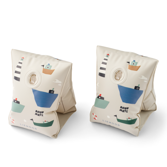 Liewood Shirley Printed Swim Wings - Sailing/Sandy (15/30Kg)