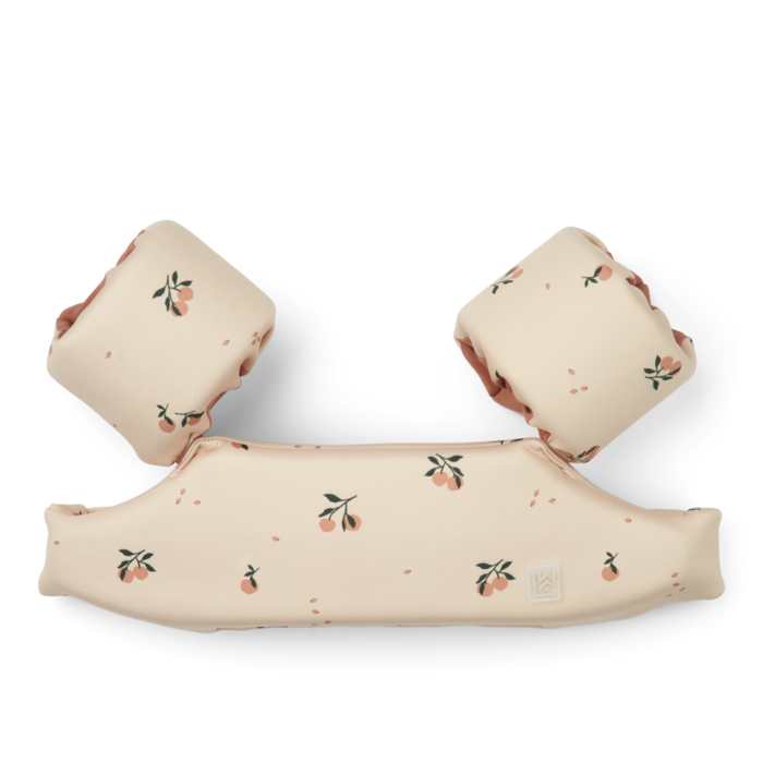 Liewood Darko Printed Swim Belt - Peach / Sea shell (19/30Kg)