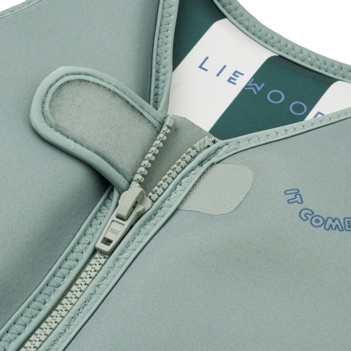 Liewood DOVE SWIM VEST - IT COMES IN WAVES / PEPPERMINT