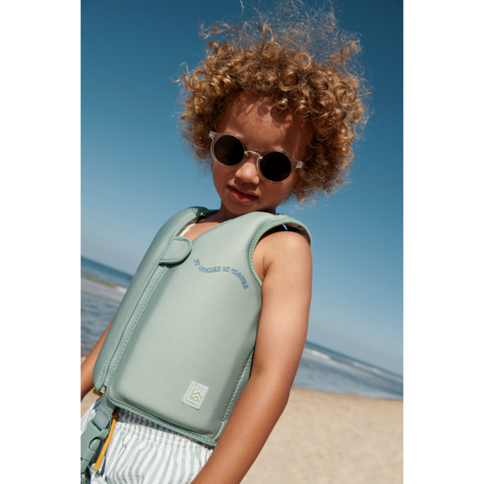 Liewood DOVE SWIM VEST - IT COMES IN WAVES / PEPPERMINT