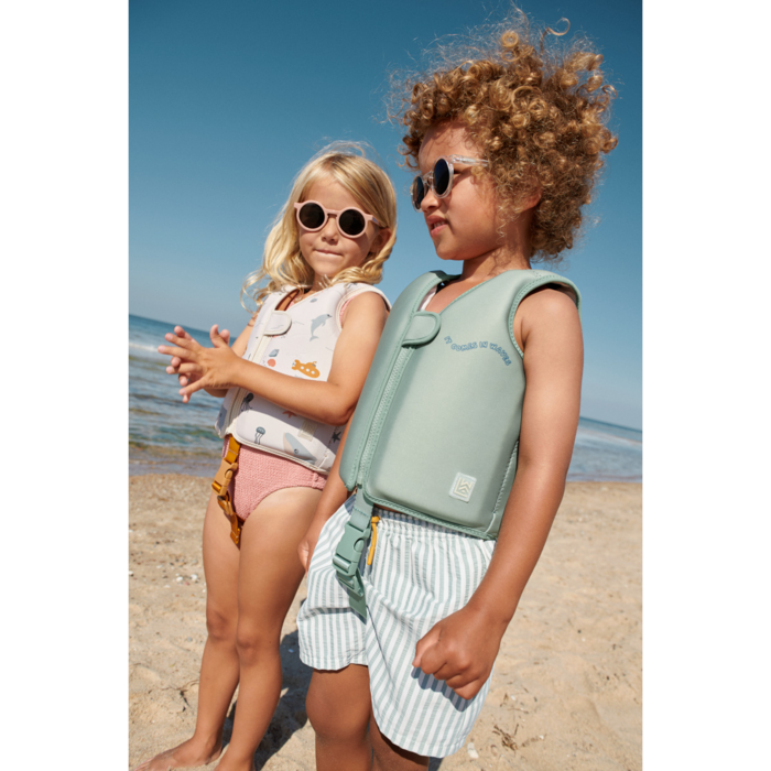 Liewood DOVE SWIM VEST - IT COMES IN WAVES / PEPPERMINT