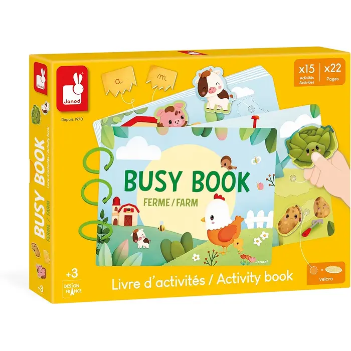 Janod Busybook - Boerderij