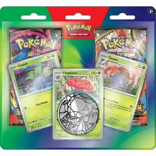 Pokémon Pokémon Enhanced 2 Booster Blister: Oddish, Vileplume & Gloom