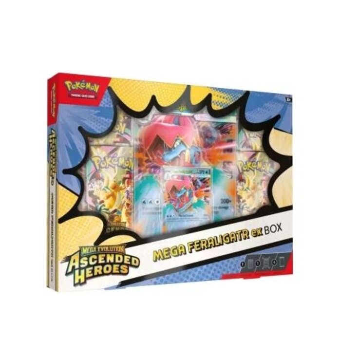 Pokémon SOLD OUT Pokémon - Ascended Heroes - Mega Feraligatr ex Box