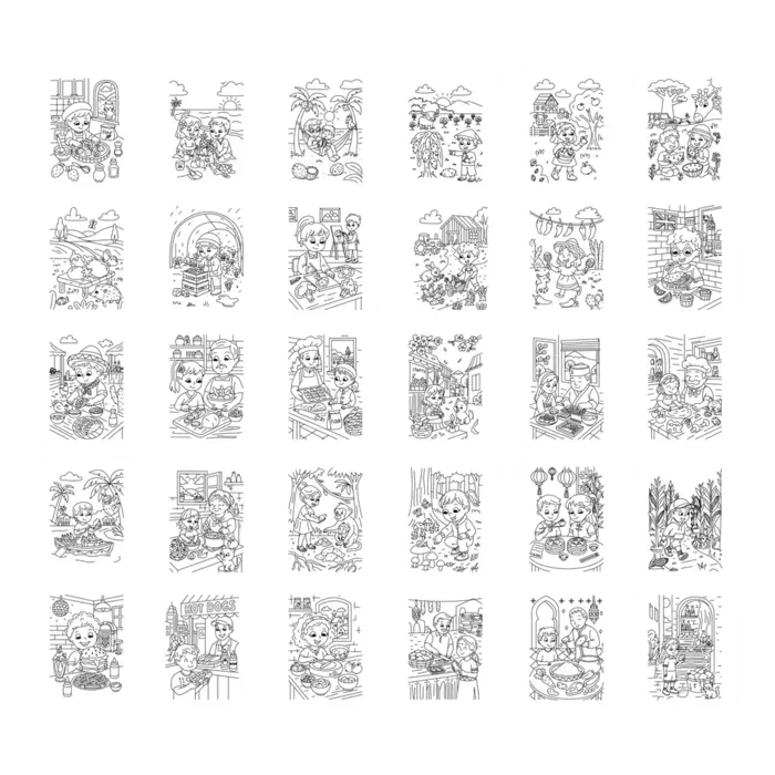 Kidywolf Kidydraw Pad - Verlichte tekentablet - Food around the World (6J+)