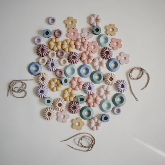 Mushie Bead lacing toy set