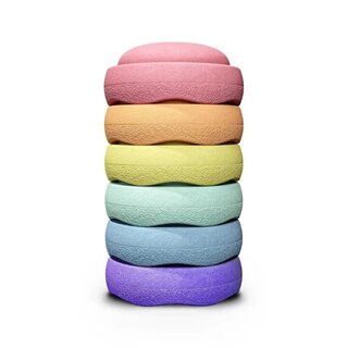 Stapelstein Stapelstein® Original Pastel rainbow – 6-delig